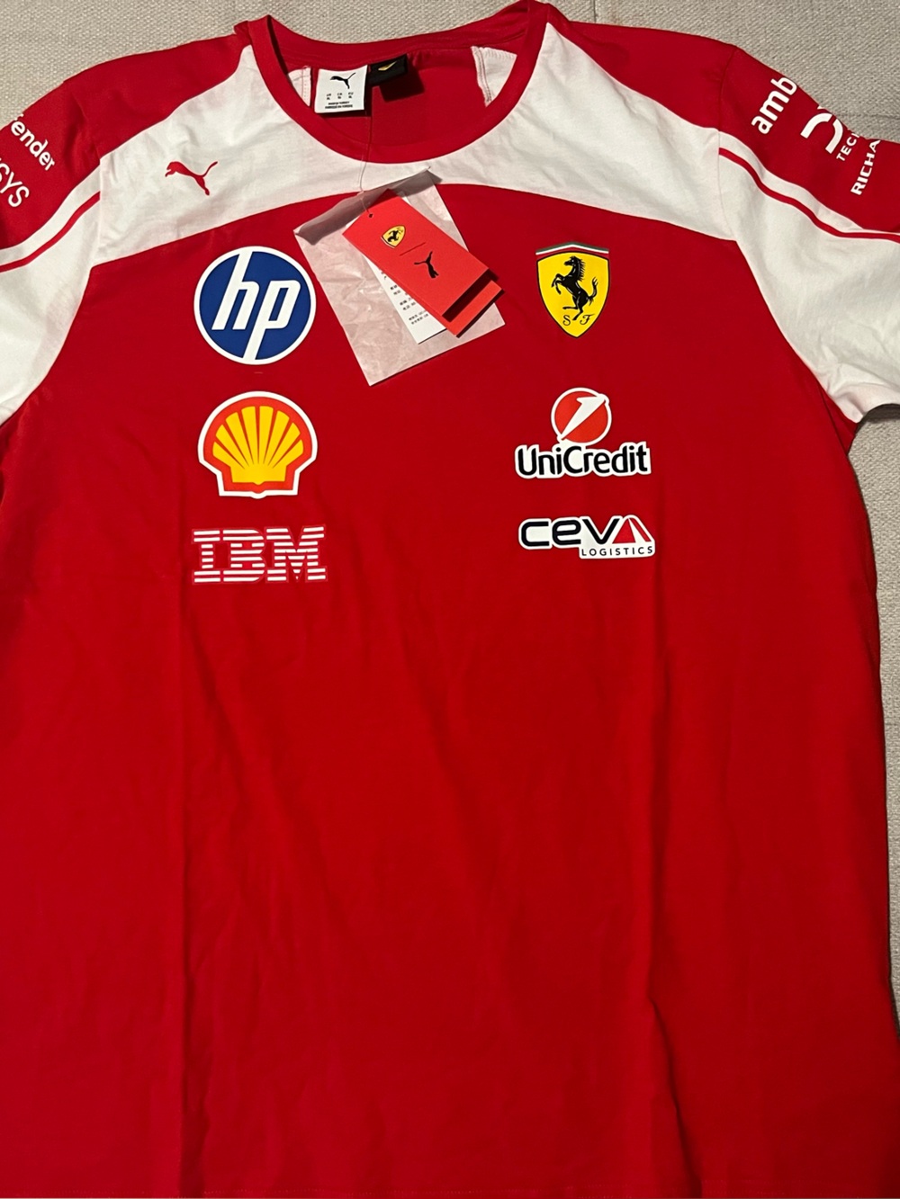 Ferrari + Puma Red F1 Racing Team Shirt | XL | NWT
